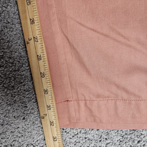 Madewell Pants Womens 12 Tall Neale Straight Leg Drapeweave High Rise Pleated - Picture 11 of 13